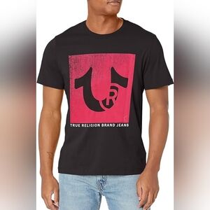192. NWT - True Religion Black Graphic T-Shirt - Size Small